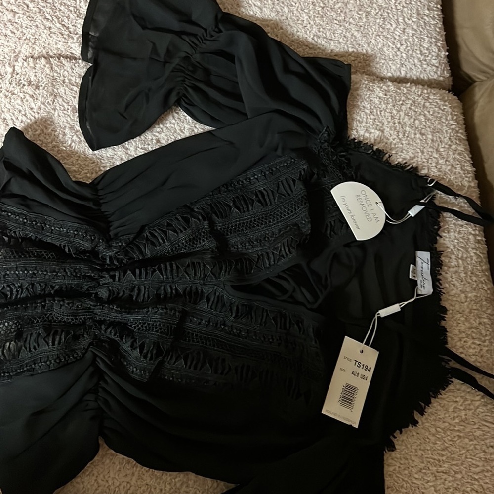 BLACK lace top - Picture 8 of 9